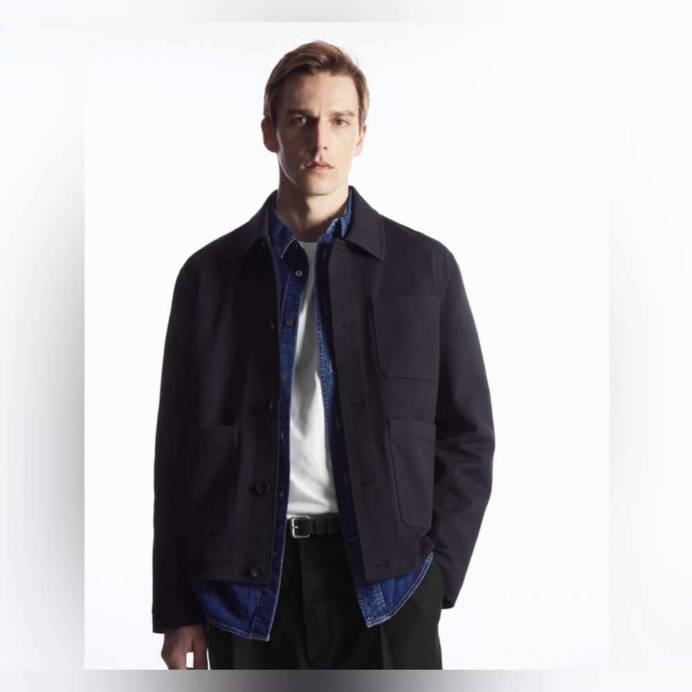 COS twill ultility relaxed jacket size small